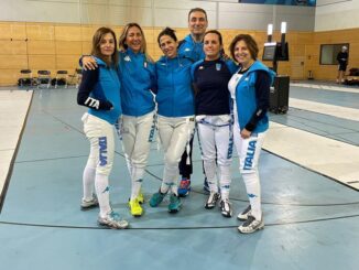Il fioretto femminile Veterans conquistal'argento ai campionati europei