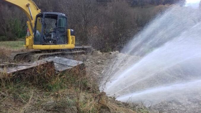 Guasto Scirca a Cavallara, Alto Chiascio e Perugino in crisi idrica