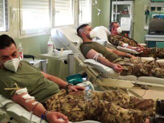 Crisi sangue al San Giovanni Battista, militari Gonzaga vanno a fare donazione