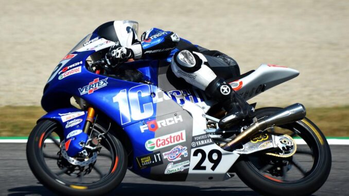 Il pilota umbro Cristian Lolli sesto al Mugello in Moto 3. Terzo round stagionale del Campionato Italiano Velocità