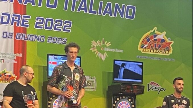 Matteo Azzarelli, Campione Italiano di freccette di categoria D