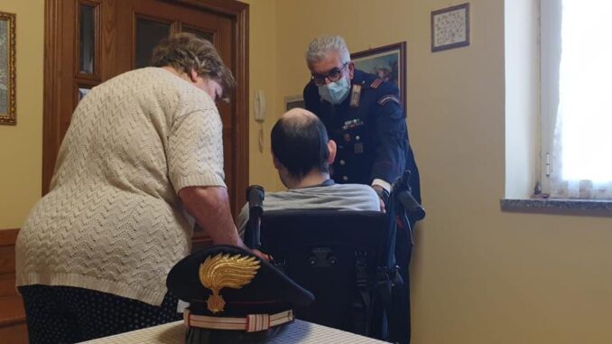 Il buon cuore dei Carabinieri, in aiuto ad un disabile