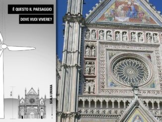 Amici della Terra, scandaloso impianto eolico di fronte Duomo Orvieto 