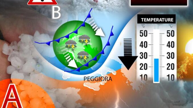 Tregua da afa e caldo, arrivano i temporali
