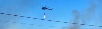 Vasto incendio a Bastia Umbra, bruciano i terreni zona Campiglione