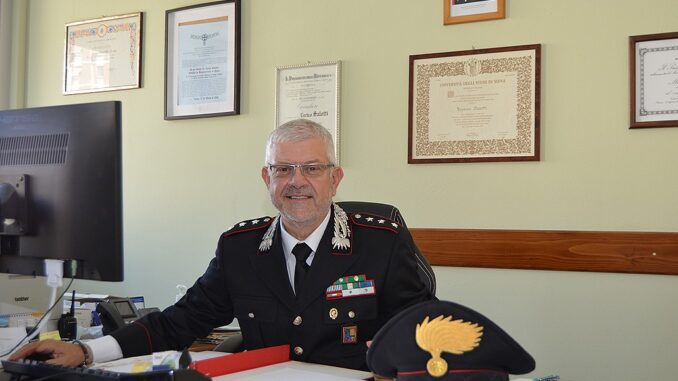 Il Maggiore dei Carabinieri Enrico Salotti in pensione