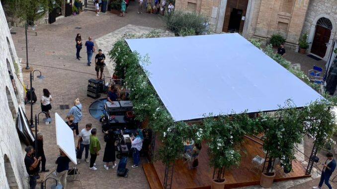 Cominciate le riprese di "Che Dio ci aiuti", Assisi trasformata in set