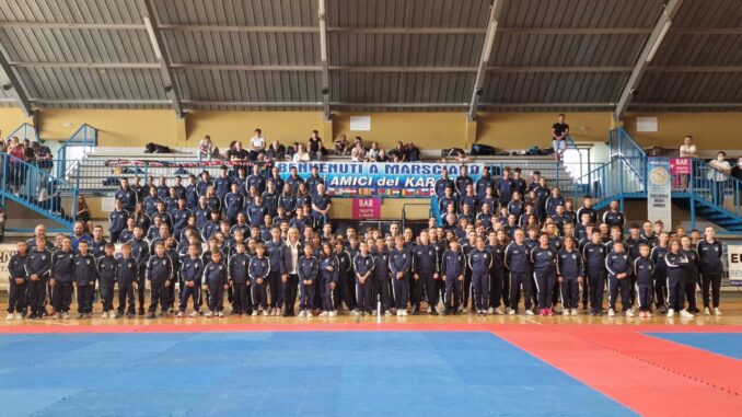 Karate Mondiale, Nazionale goju ryu in raduno a Marsciano