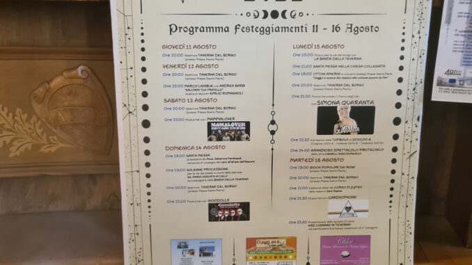 Presentato in Provincia il Palio dell’Assunta e i festeggiamenti di Lugnano in Teverina