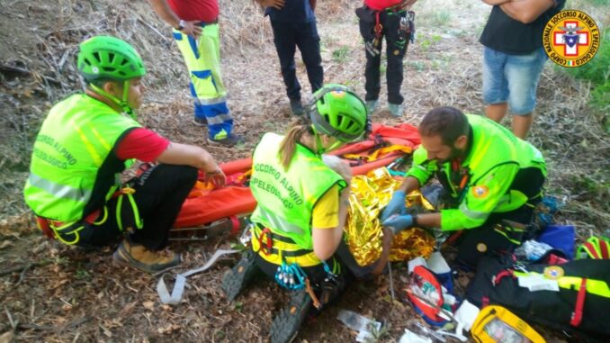 Giornata di interventi per il soccorso alpino e speleologico Umbria