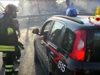 Furioso incendio nei pressi di Attigliano, salvate persone e animali