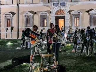 Stelle cadenti, tuti col naso all'insù a Colle del Cardinale, 10 agosto
