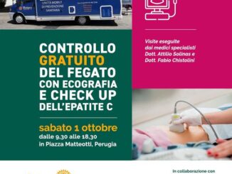 Prevenzione delle malattie del fegato, AFAS e Rotary Club Perugia scendono in campo