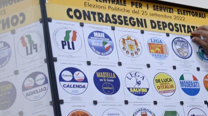 Elezioni politiche e  le modalità di espressione del voto, il 25 settembre prossimo