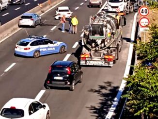 Incidente sulla 75 Centrale Umbra, due auto e un autotreno coinvolti