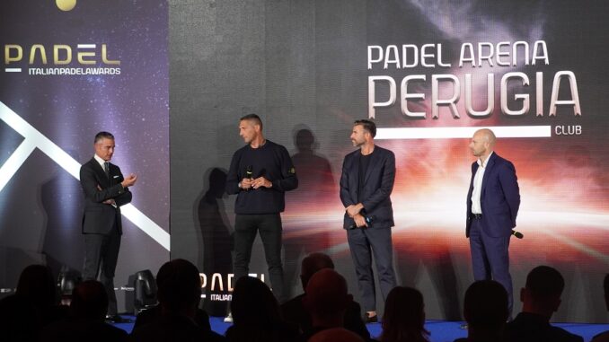 Padel arena Perugia tra i migliori club agli italian padel awards