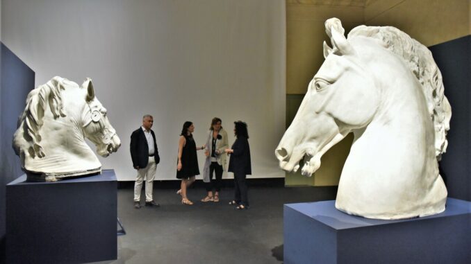 Canova, l’esposizione piace ai turisti una colossale testa di cavallo
