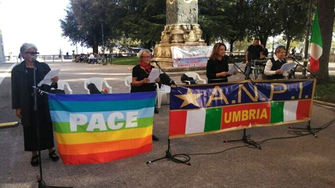 L'Anpi a Perugia nel luogo da cui partì la Marcia su Roma