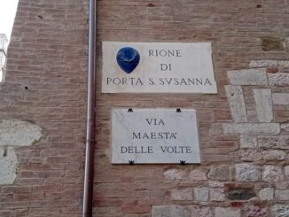 Inaugurate nuove targhe di Via Maestà delle Volte a Perugia