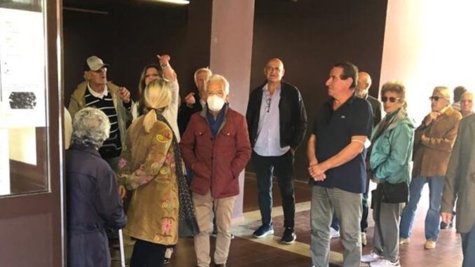 Gruppo dottor Hanke, protesta, incontro con delegazione Usl2