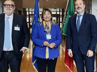 Regione Umbria con Tesei e Fioroni incontrano a Bruxelles ambasciatore Verrecchia