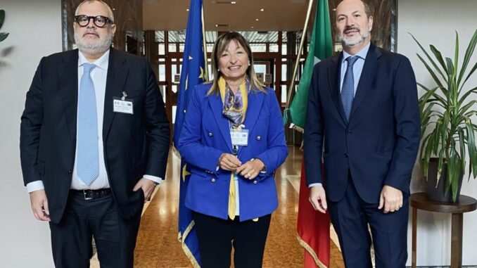 Regione Umbria con Tesei e Fioroni incontrano a Bruxelles ambasciatore Verrecchia