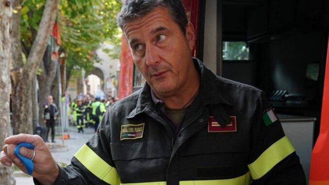 Stefano Pettinari, 'l'apprendista stregone' dei vigili del fuoco di Perugia, va in pensione