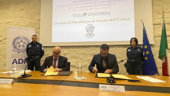 Adm e Usr siglano protocollo per implementare educazione alla legalità