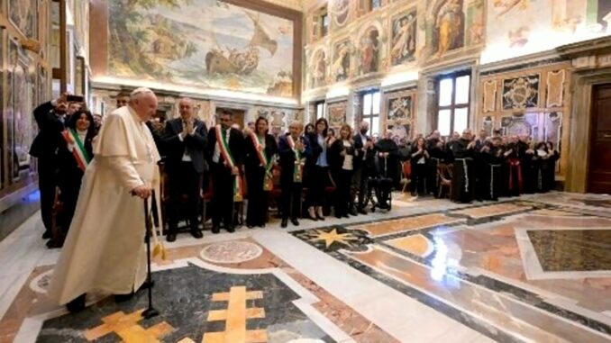 Papa Francesco incontra coordinamento Ottocentenari Francescani