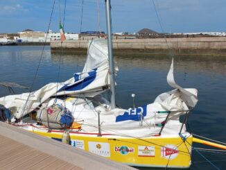 Alessio Campriani ha raggiunto la prima tappa, le Isole Canarie