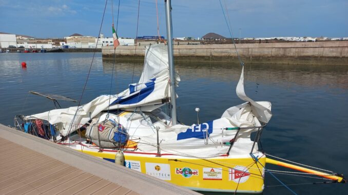 Alessio Campriani ha raggiunto la prima tappa, le Isole Canarie