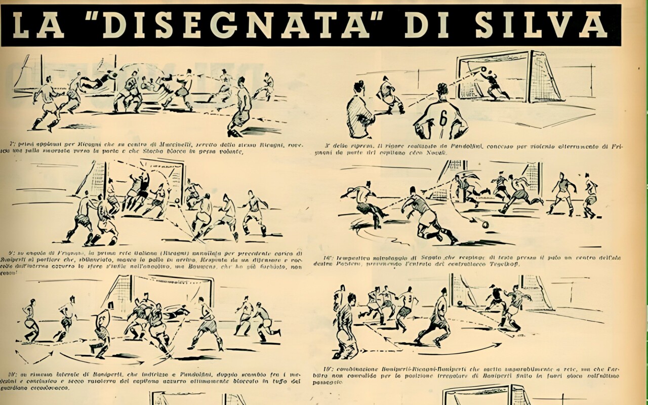 Che mostra! Il calcio disegnato di Carmelo Silva e la partita tra i “liberatori” e i perugini nel ‘44