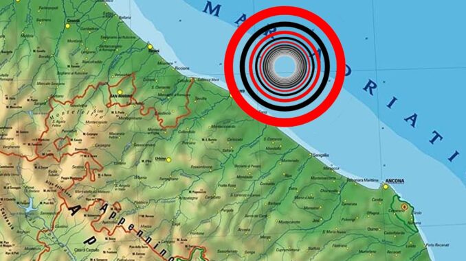 E' ancora terremoto nelle Marche, 3.9 davanti costa Pesaro