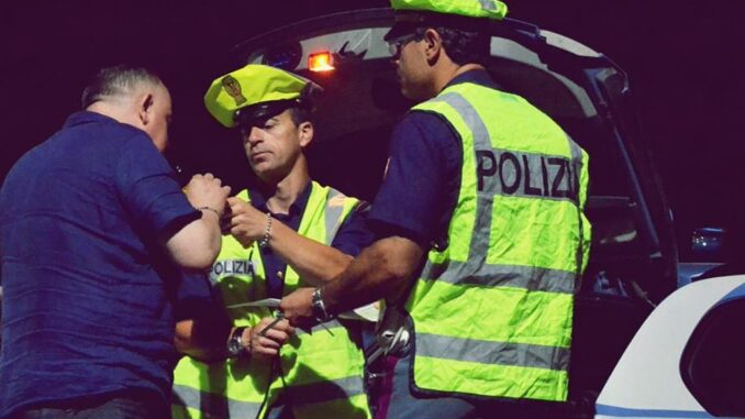Contrasto stragi del sabato sera Terni sera in azione la polizia stradale