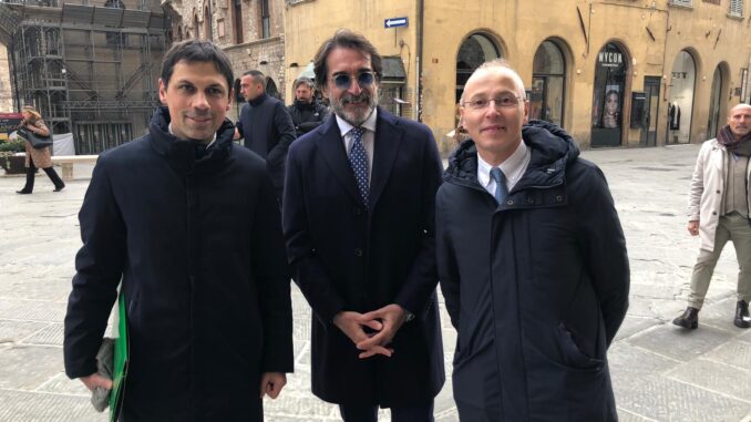 E' arrivato il Prefetto, Francesco Messina, prima tappa dal Sindaco Romizi