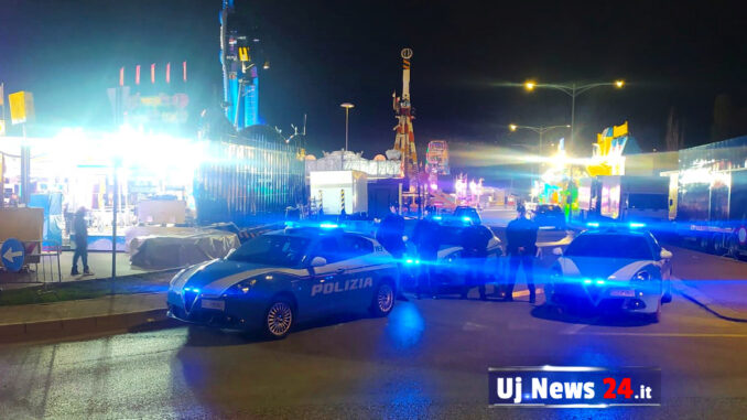 Controlli al luna park a Perugia, sedata una rissa tra giovani ubriachi