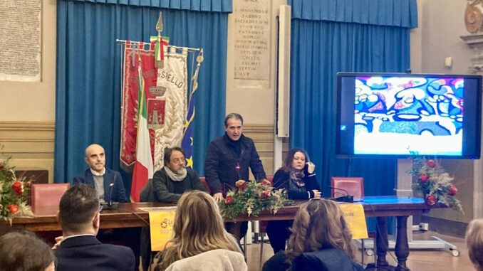 Presentato calendario Infiorate di Spello, Maestri del petalo 2023