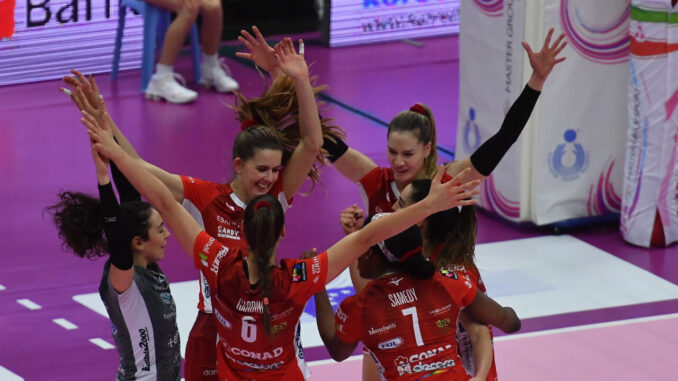 La Bartoccini-Fortinfissi Perugia volley perde 3-0 Conegliano