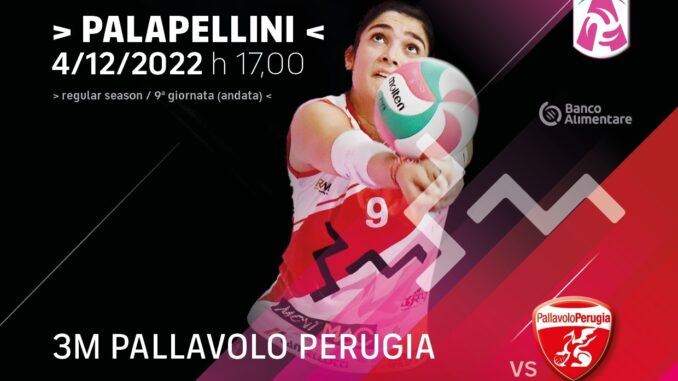 La 3M Pallavolo Perugia cerca punti salvezza con Marsala