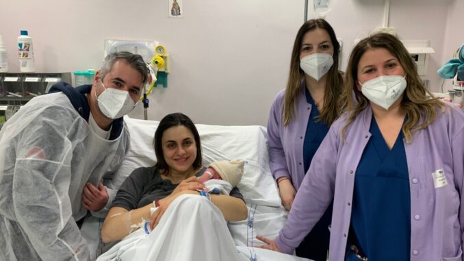 Fiocco rosa, Alessandra è la prima nata del 2023 all’Ospedale di Perugia