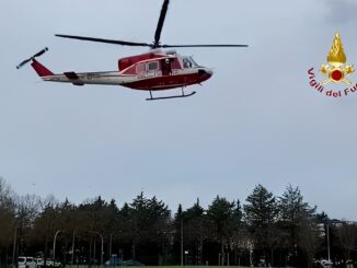 Cade da mountain bike ad Arezzo elicottero lo trasporta in ospedale