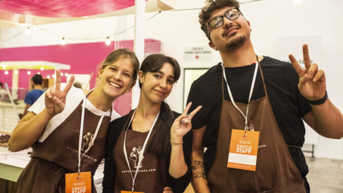 Eurochocolate Spring 2023, aperte le selezioni per venditori, promoter, hostess, standisti e animatori