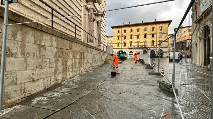 Al via i lavori di riqualificazione di piazza Danti a Perugia