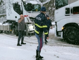 Emergenza neve polizia di Stato pronta ad intervenire