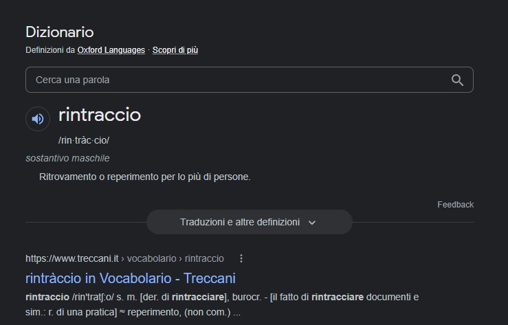 Rintraccio