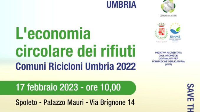 Umbria del riciclo, ecco le buone pratiche segnalate da Legambiente