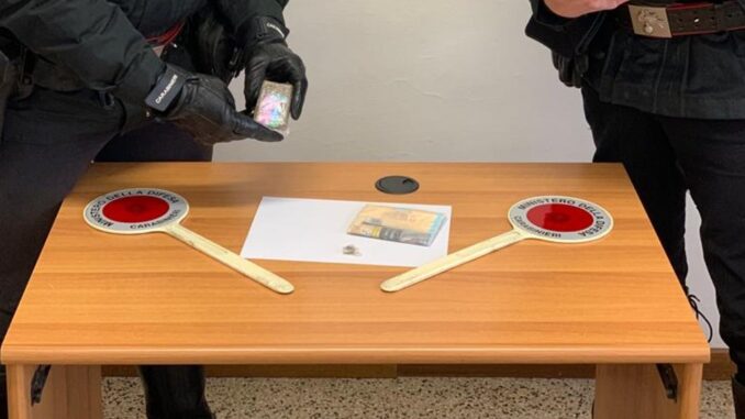 Minorenne arrestato ad Orvieto, aveva un panetto di hashish