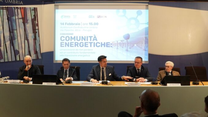 Comunità Energetiche, un convegno a cura di Confindustria Umbria e Gesenu 