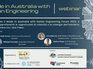  Successo Webinar "Made in Australia with Italian Engineering"