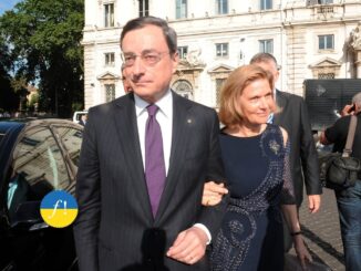 Città della Pieve nozze d'oro, Draghi e moglie Serenella Cappello
